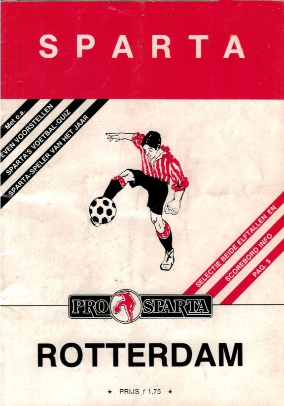 AZ Programma 3-maa-1985 Sparta uit